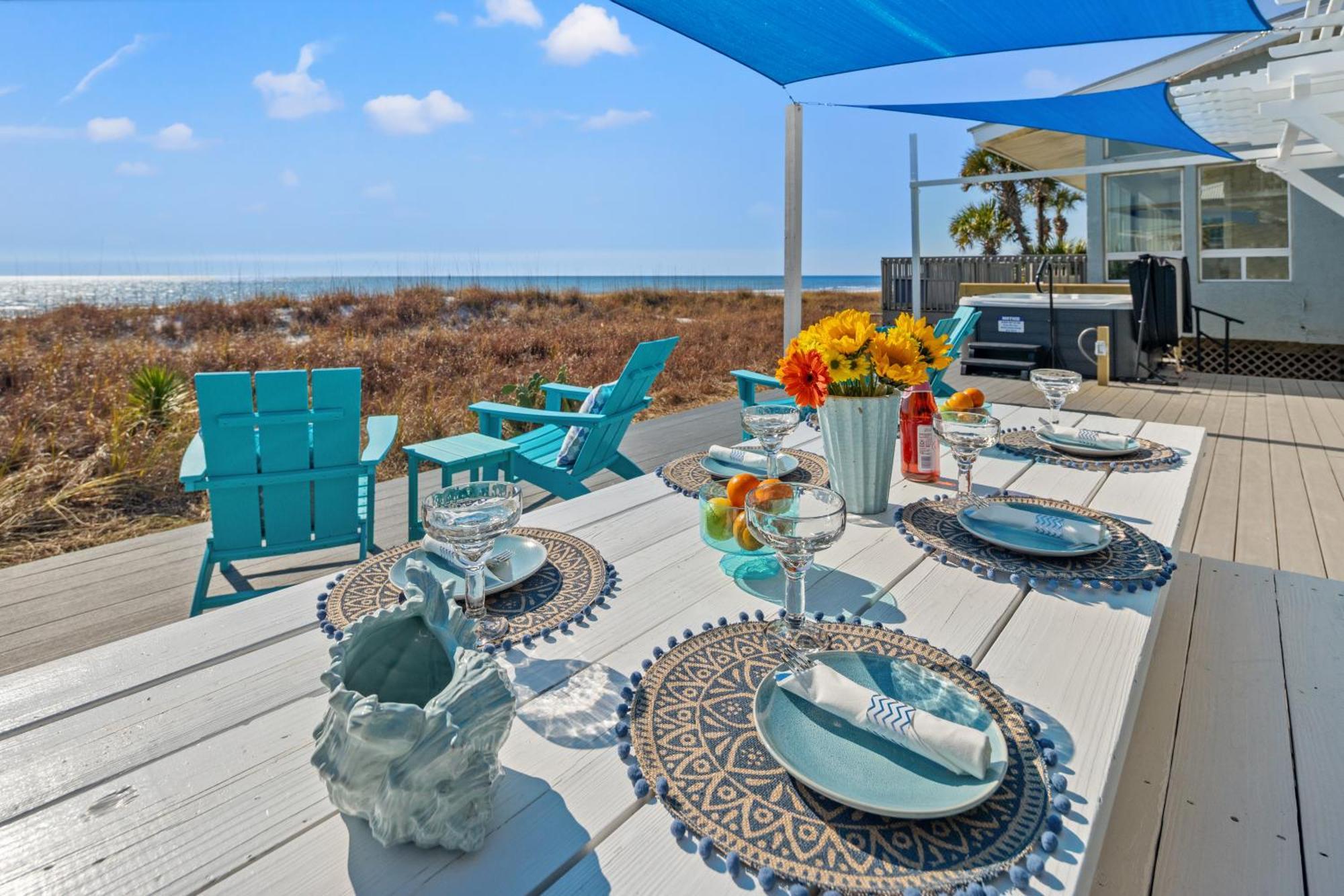 Luxury Gulf Front Property! Directly On The Beach! Sleeps 15! Панама-Сити Экстерьер фото